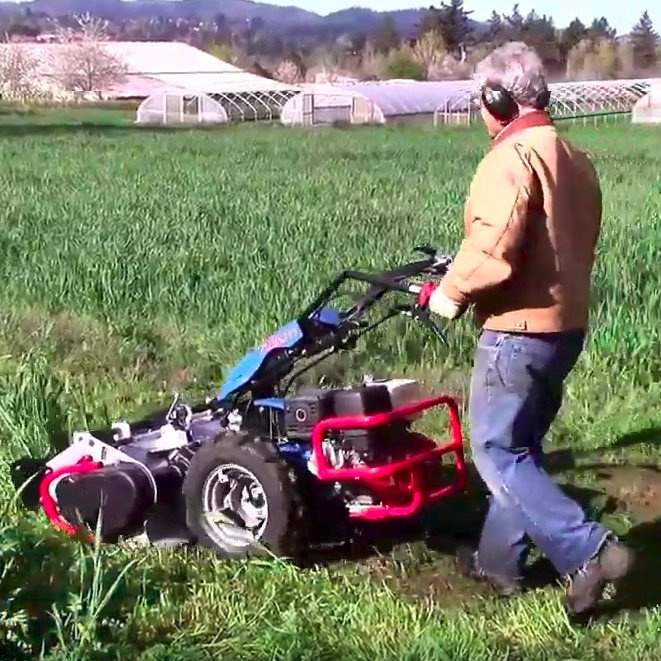 Mowing Cover Crops with the BCS Flail Mower